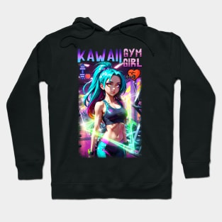 Kawaii Gym Girl 01 Hoodie